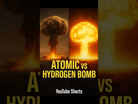 Atomic Bomb vs Hydrogen Bomb! ☢️💥