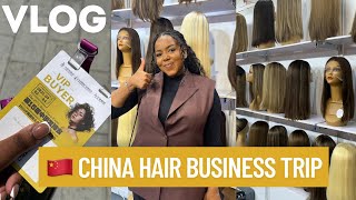 A hustlers hair business trip to China | Meeting hair factories | Prices included
