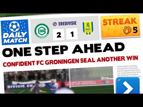 5 Streak - Score! Hero 2022 - Fc Groningen Vs. RKC Vaalwijk