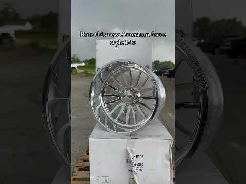 The all NEW American force concave provoke #perfectionwheels #americanforcewheels #truck #gmc