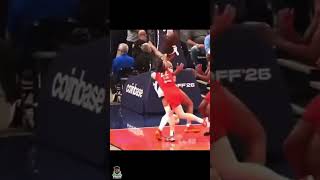 Caitlin Clark pushes Angel Reese #shorts #basketball #wwe