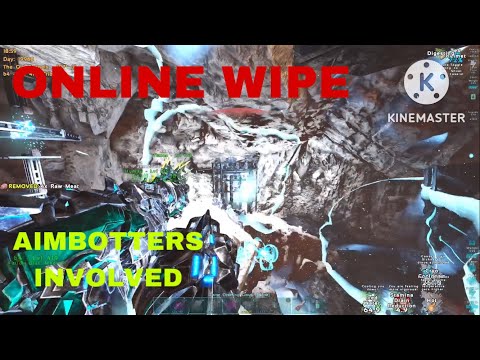 ONLINE WIPING CENTRAL CAVE| offical smalltribes|Penguin| Ark offical pvp