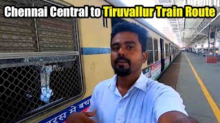 Southern Railways of India | Full Train Journey - Chennai Central to Tiruvallur | Train Travel Guide