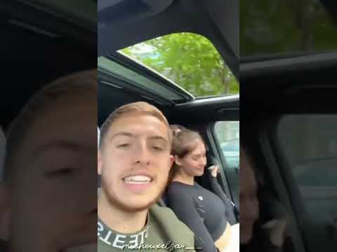 MICHOU drague ELSA  avec une glace mdr