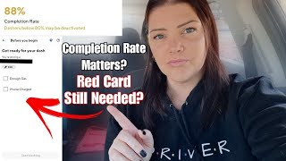 NEW DoorDash Red Card update 🔖Does Completion Rate determine better orders in 2023?