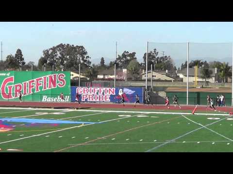 FSB 400m vs Troy 3-12-14 - Los Alamitos Boys