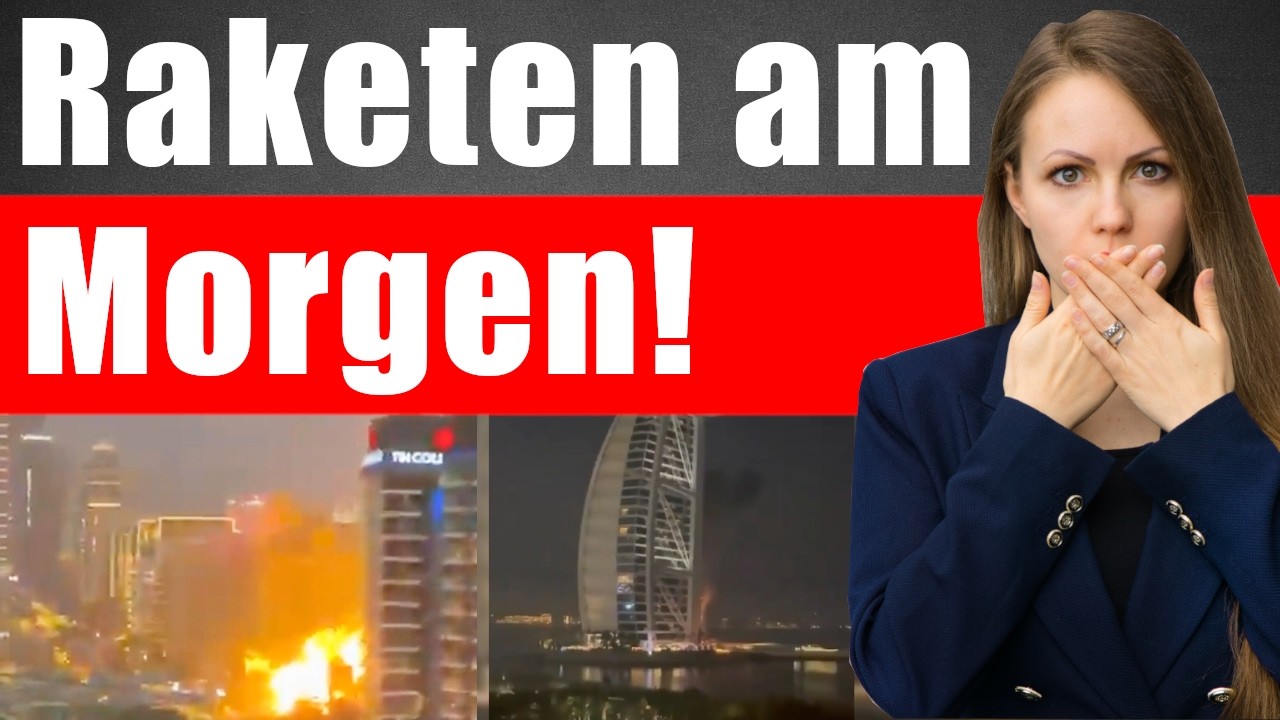 Wir sind in Dubai: Raketen heute morgen!?