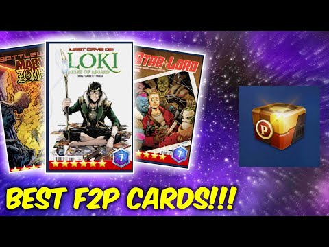 Best comic cards MFF | Marvel Future Fight| F2P comic card