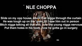 NLE Choppa - Gangsta Talk (Lyrics) feat. Fredo Bang