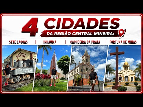 Central Mineira - Sete Lagoas, Inhaúma, Cachoeira da Prata e Fortuna de Minas 