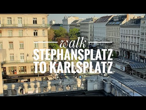Walk from Stephansplatz to Karlsplatz | Vienna Austria | July 2023 | Shops in Kärntnerstraße 4K