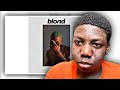 EMOTIONAL ROLLERCOASTER! | Frank Ocean Blonde (Full Album) | Reaction/Review