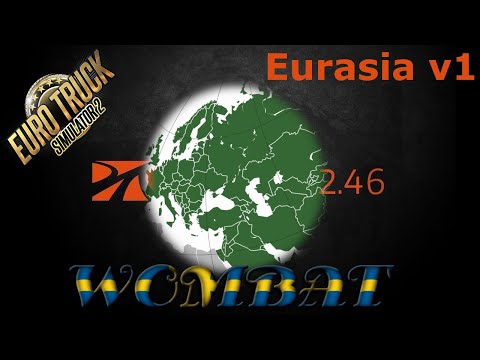 ETS2 1.37 - Promods 2.46 Eurasia map combo v1 -Rusmap, Southern Region 8, Roex, YKSRSK, Great Steppe