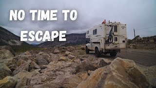 Climbing An UNSTABLE Mountain. Truck Camper Life in The Crowsnest Pass