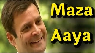 Rahul Gandhi Interview Maza Aaya Fun Cut