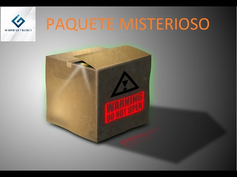 Abriendo una caja de devoluciones de Amazon