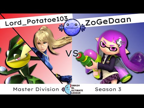 SNUL S3W1 - Lord_Potatoe103 (Zero Suit Samus, Greninja) Vs. ZoGeDaan (Inkling) [Master]