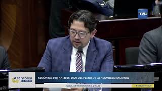 Votación de la moción del asambleísta Andrés Castillo - Sesión 048