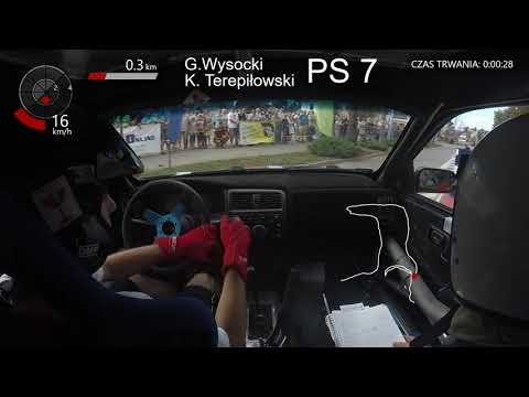 3 Rajd Bielska Podlaskiego PS7 Ratusz 1 Wysocki / Terpiłowski Nissan Almera N15 GTi