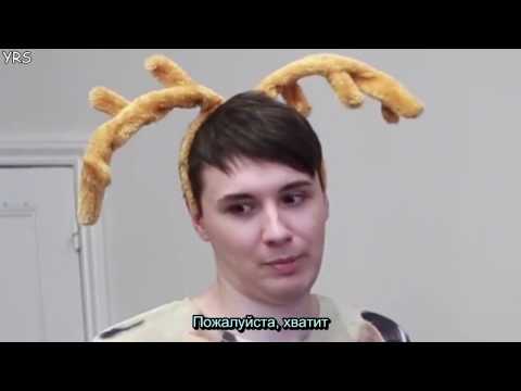WE ACTUALLY EXERCISE!   Dan vs  Phil׃ KINECT SPORTS rus sub