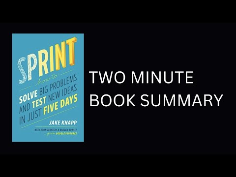 Sprint by Jake Knapp Book Summary