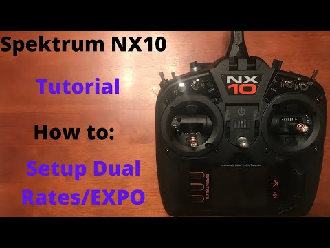 Spektrum NX Setup: Dual Rate and Expo Tutorial (NX6/NX8/NX10)