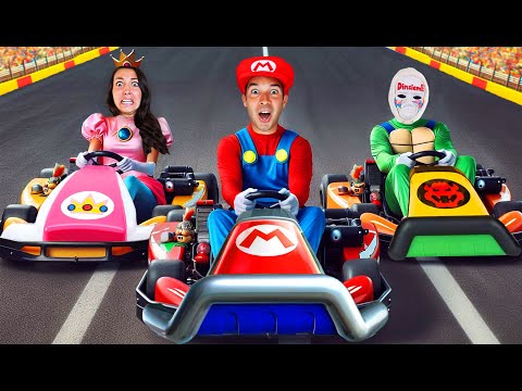 SOPRAVVIVIAMO NEL MONDO DI SUPER MARIO KART NELLA VITA REALE CONTRO IL DOTTOR TIMOTI!