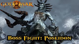Poseidon Boss Fight | God of War 3 Remastered | Full Walkthrough