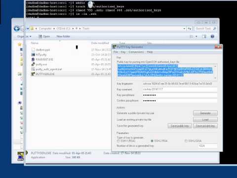 Public-key SSH RSA authentication using Putty - Demo6