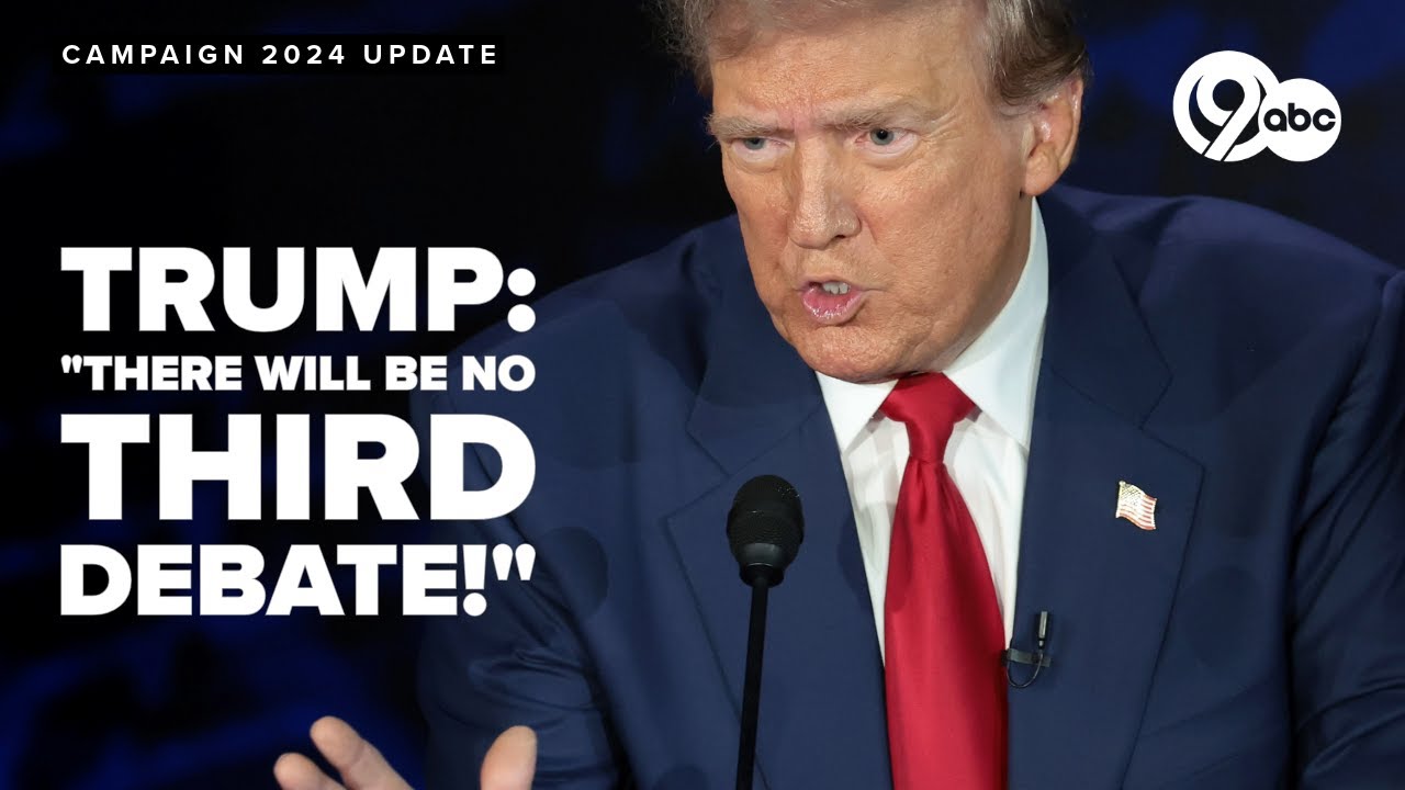 Donald Trump says "There will be no third debate!"