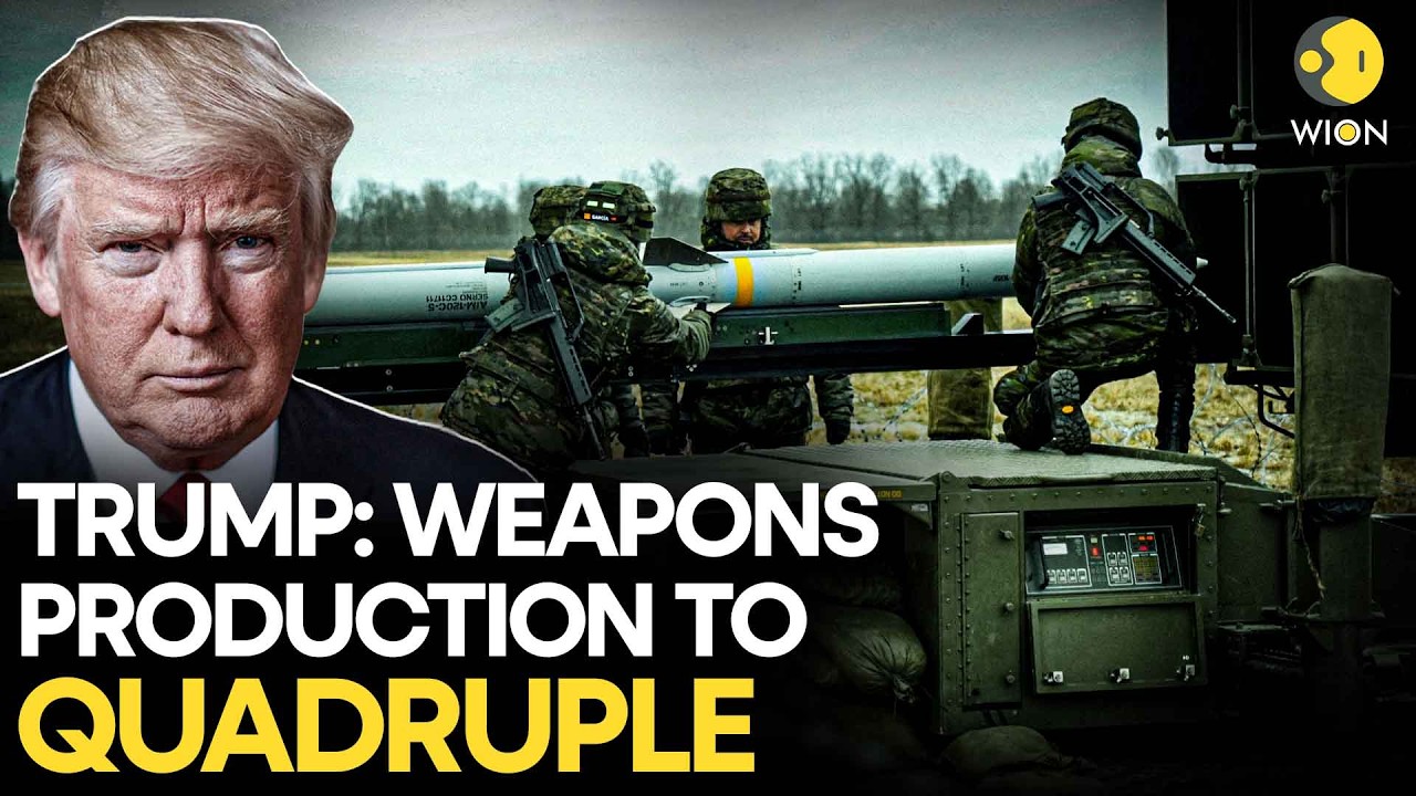 US-Iran War:  Trump Says US To Quadruple Weapons Production Amid Iran War | WION Originals