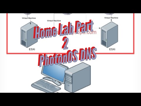 #Homelab #virtualization #Esxi [EP2] Build a home lab using your local PC -  PhotonOS DNS