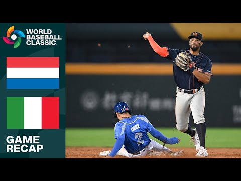 Netherlands vs. Italy Game Highlights | 2023 World Baseball Classic