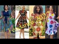 🆕 +100 jolis modèles africains de robe courte en pagne pour femme et dame #model #africanstyles #wax