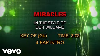 Don Williams - Miracles (Karaoke)