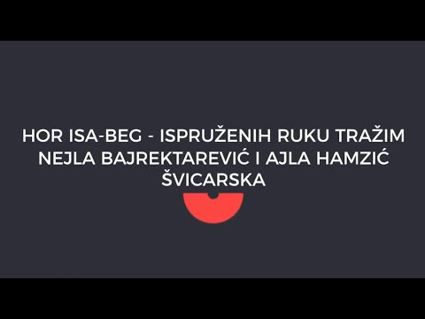 Nejla Bajrektarević i Ajla Hamzić - Ispruženih ruku tražim [Mreža Mladih Dijaspore]
