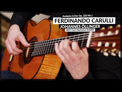 Andante G Dur Op. 320 No. 1 by Ferdinando Carulli | Johannes Öllinger Classical Guitar