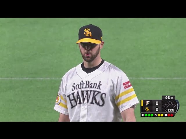 【6回表】ホークス・バンデンハーク 6回までノーヒットピッチングの好投!! 2017/4/27 H-F