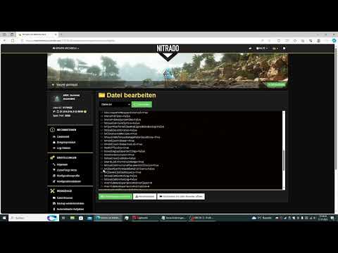Ark Survival Ascended: Servereinstellung Nitrado (Ernte Multiplikator, XP, Taming Geschwindigkeit)
