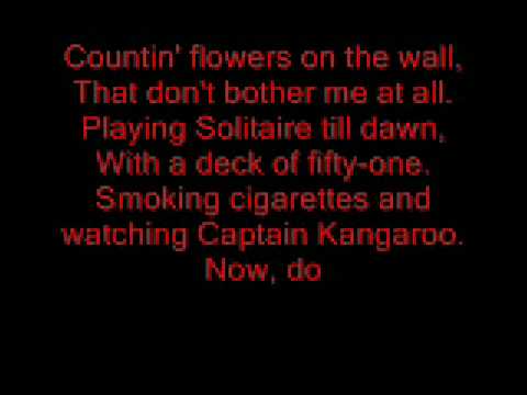 eric heatherly-countin flowers on the wall with lyrics