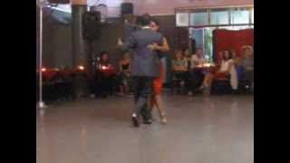 Marcela Viegas y Demian Fontenla en Soho Tango