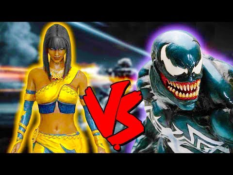 Tanya Vs Venom Army - Epic Battle - Mortal Kombat Costume Skin Mod