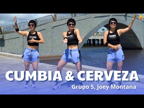 CUMBIA & CERVEZA - Grupo 5, Joey Montana | Cumbia | Zumba Choreo | Dance Fitness | by Vicky