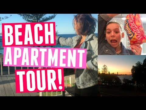 BEACH APARTMENT TOUR & JUNK FOOD GROCERY HAUL! | 14.07.2017