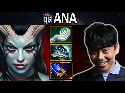 OG.ANA QUEEN OF PAIN WITH 23 KILLS & EULS - DOTA 2 7.27 GAMEPLAY