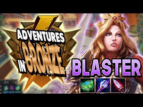 Smite: Adventures in Bronze Duel - Athena Vs. Nox - Blaster Athena Challenge!