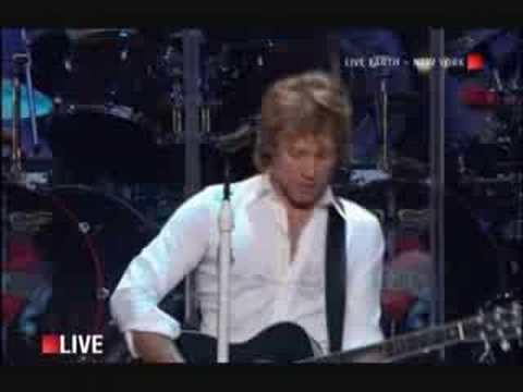 Bon Jovi - Wanted Dead Or Alive - Live Earth - New York