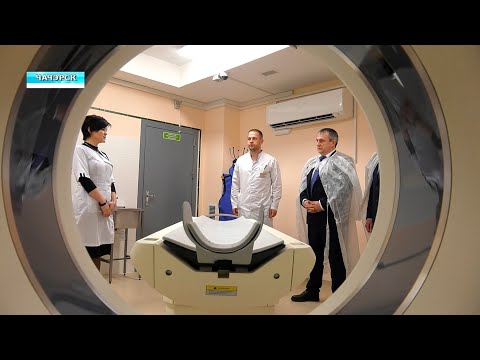 Кабинет компьютерной томографии открыли в Чечерске видео