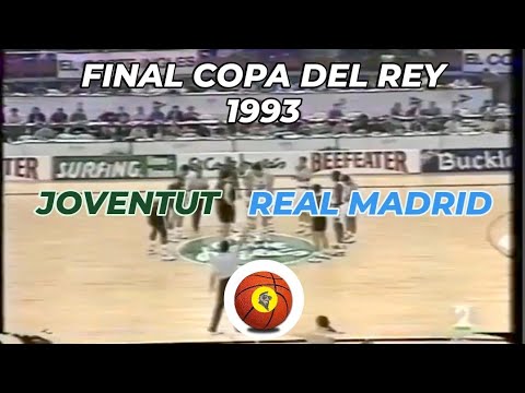 "Real Madrid vs Joventut" Final Copa del Rey 1993