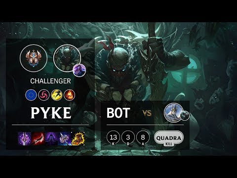 Pyke Bot vs Galio - EUW Challenger Patch 10.7